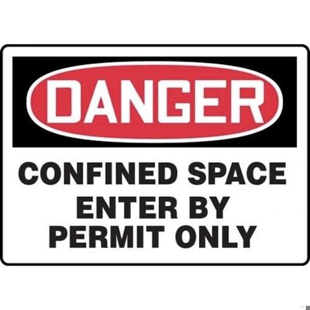 Accuform OSHA DANGER SAFETY SIGN CONFINED FRMCSP134XT FRMCSP134XT